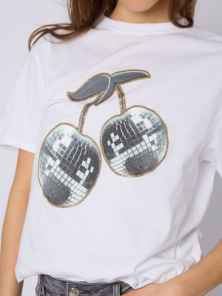 Cherry Graphic Printed T-Shirt
