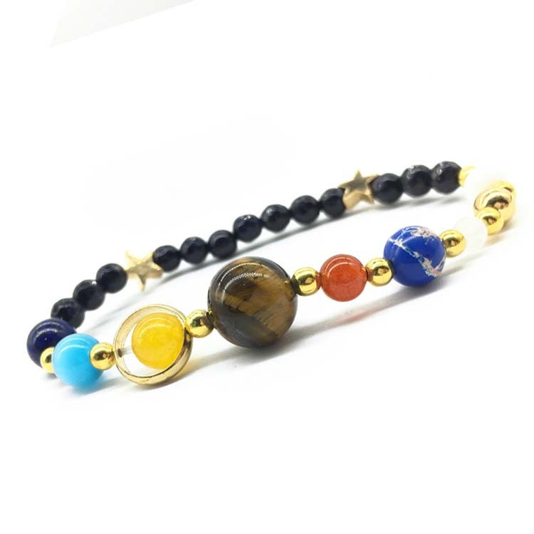 Unisex Eight Planet Constellation Bracelet