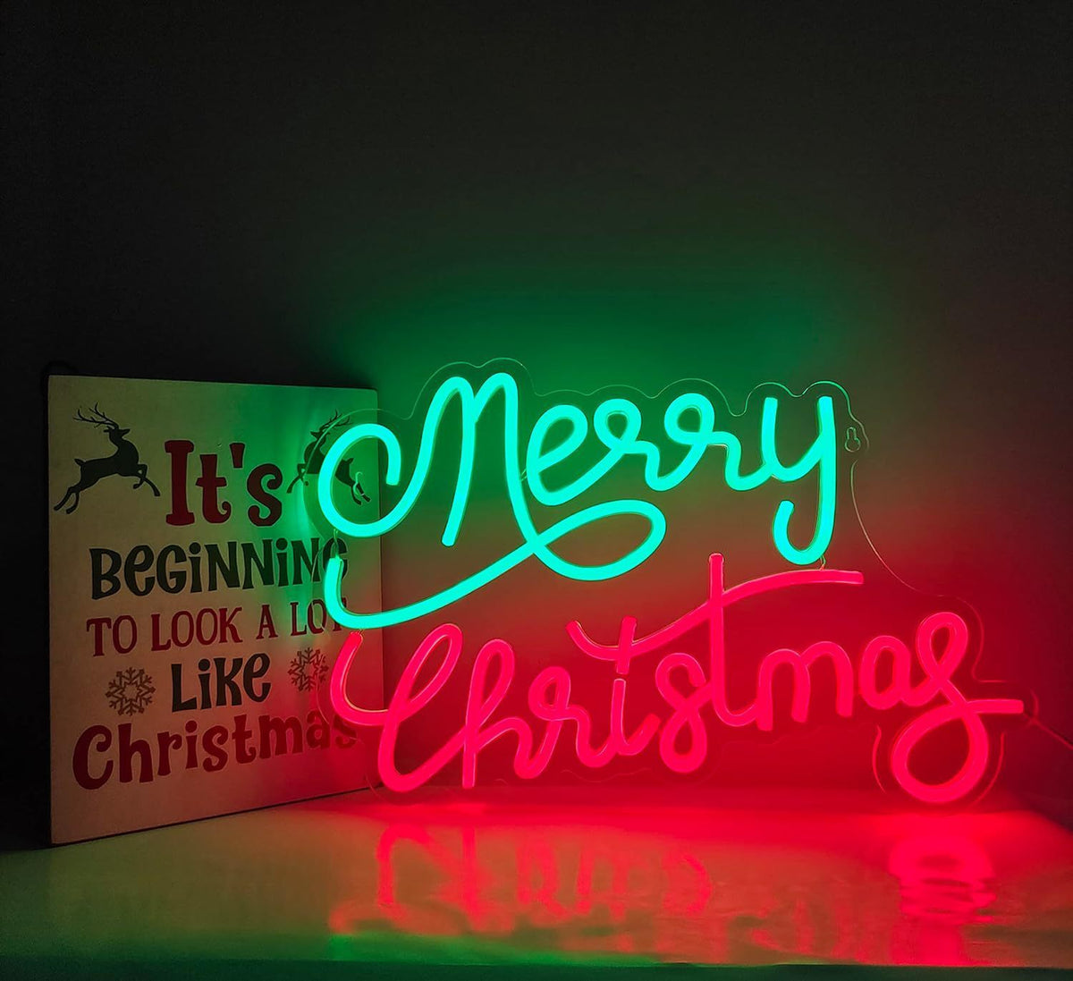 Christmas Decoration Neon LED Signboard