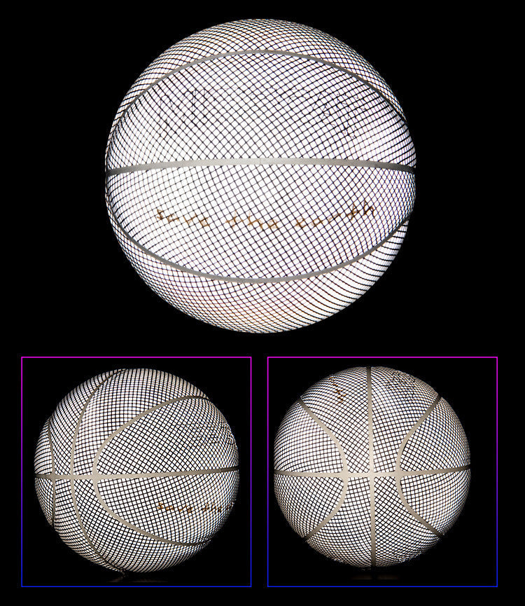 Glowing Luminous Fluorescent Basketball Night Game Basketball