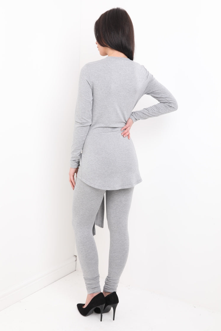Tie Knot Top And Bottom Loungewear