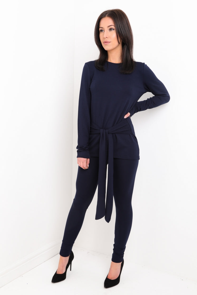 Tie Knot Top And Bottom Loungewear