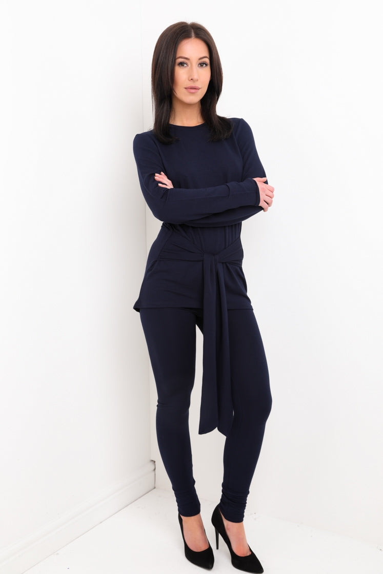 Tie Knot Top And Bottom Loungewear