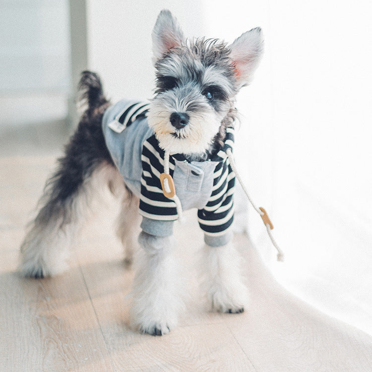 Dog clothes hooded