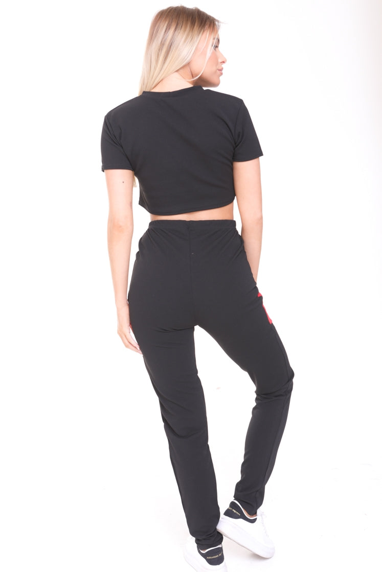 Guilty Crop Top And Trouser Co-ord