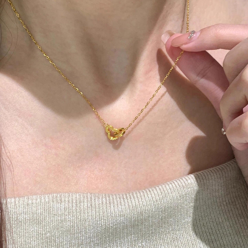 Women's Ice Gourd Pendant Necklace