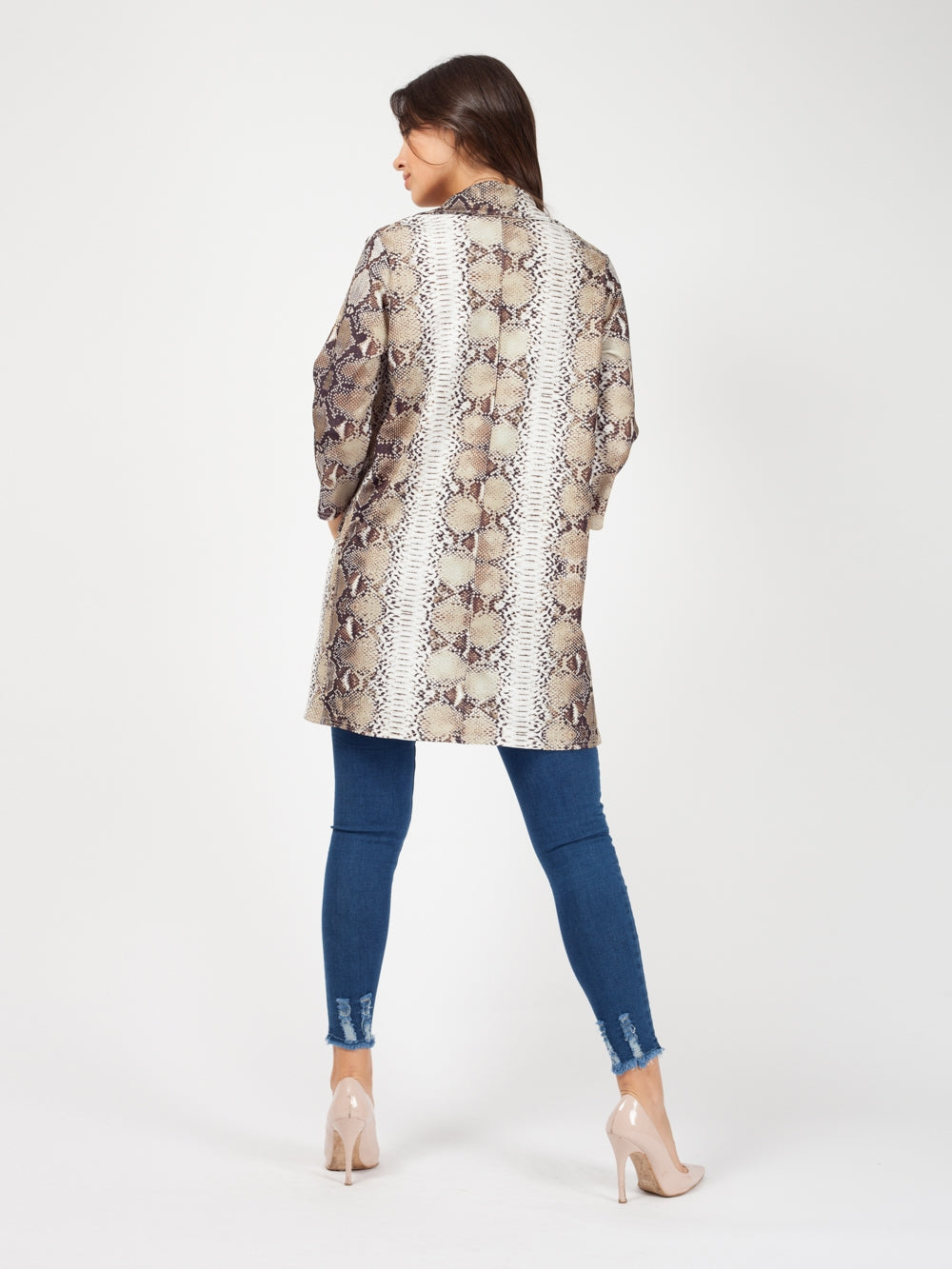 Snake Print Blazer