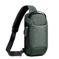 Waterproof USB Crossbody Shoulder Sling Bag