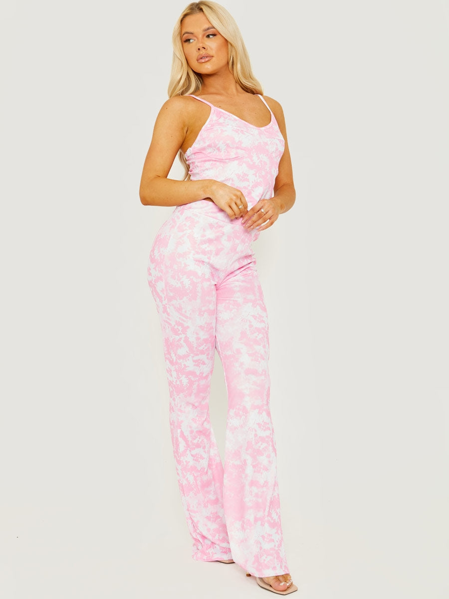 Tie-Dye Cami Top & Flared Trouser Co-ord