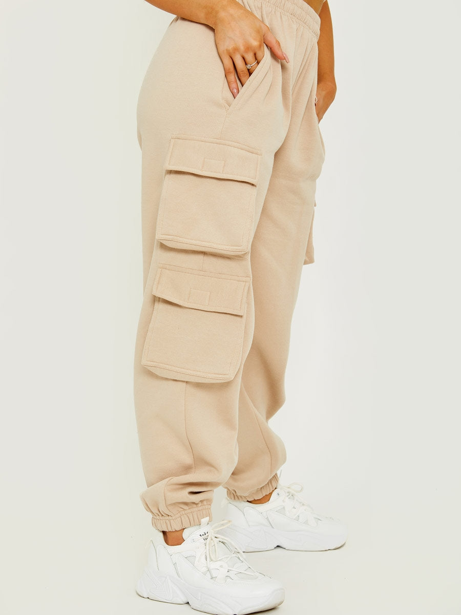 Utility Pocket Fleeced Cargo Jogger