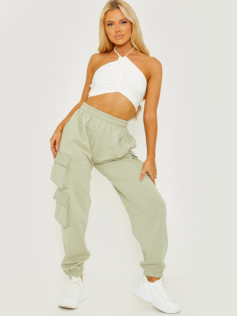 Utility Pocket Fleeced Cargo Jogger
