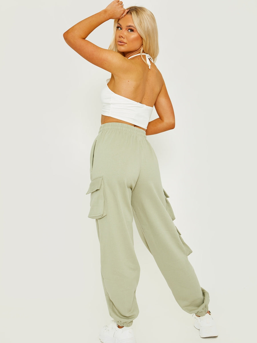 Utility Pocket Fleeced Cargo Jogger