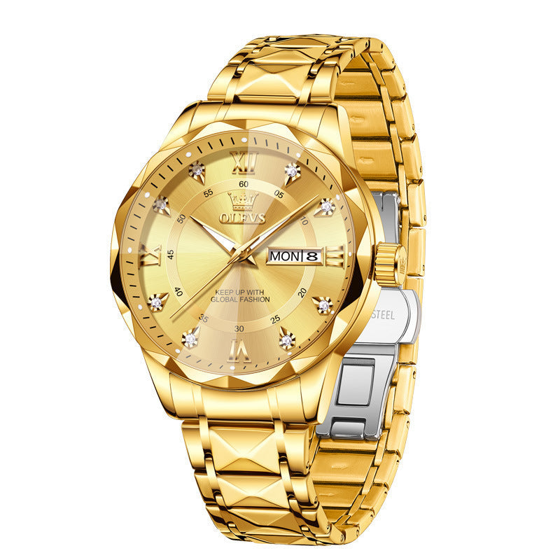 OLEVS Brand New Men's Luminous Waterproof Business Quartz Watch