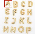 Glossy A-Z Letter Copper Pendant