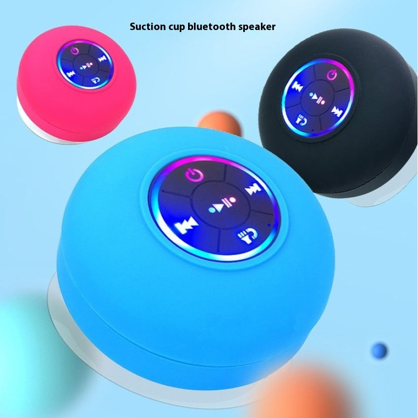 BTS07 Large Suction Cup Waterproof Bluetooth Audio With Light