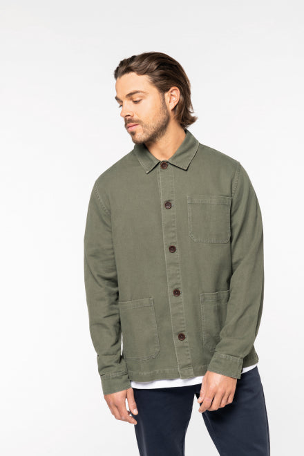 Organic Cotton & Linen Faded Jacket