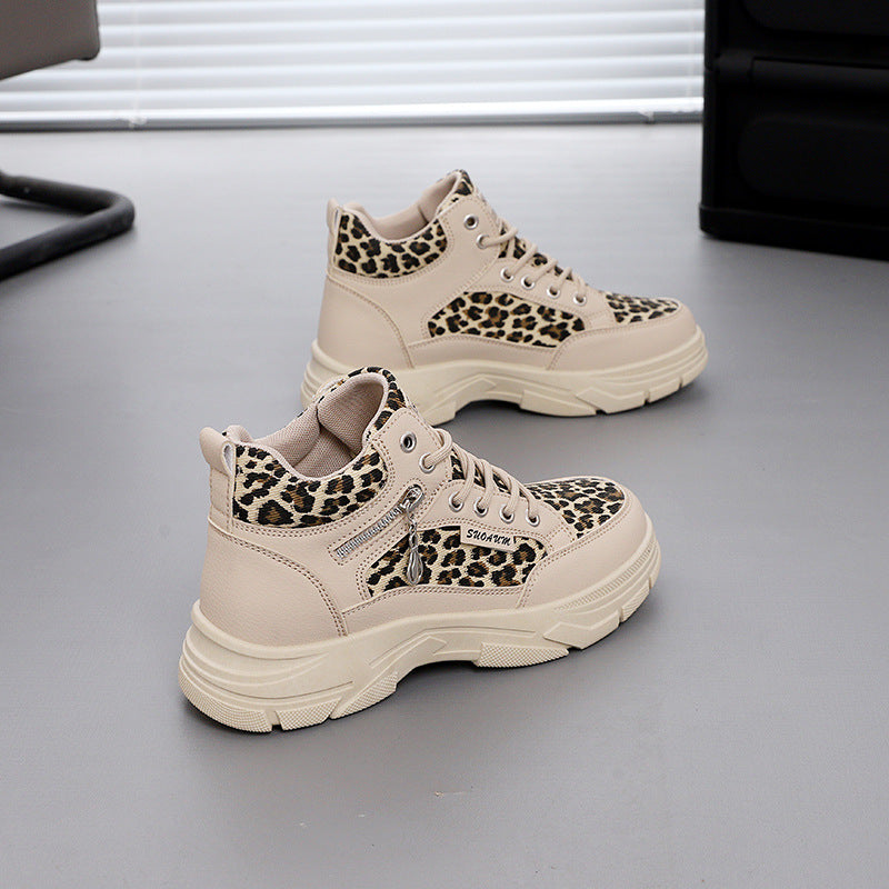 Spring And Autumn Platform Casual Skateboard Shoes Women