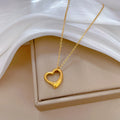 Love Heart Hollow Necklace