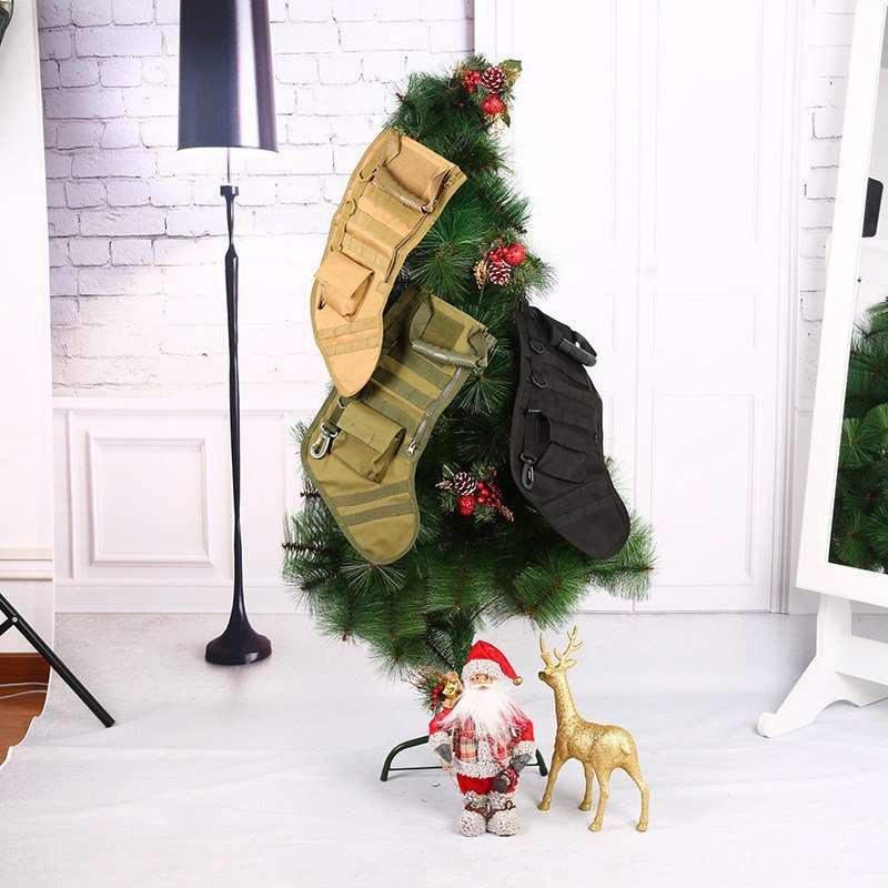 Christmas stocking bag military storage bag