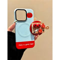 Cute Tomato Cutting Board Magnetic Bracket Phone Case