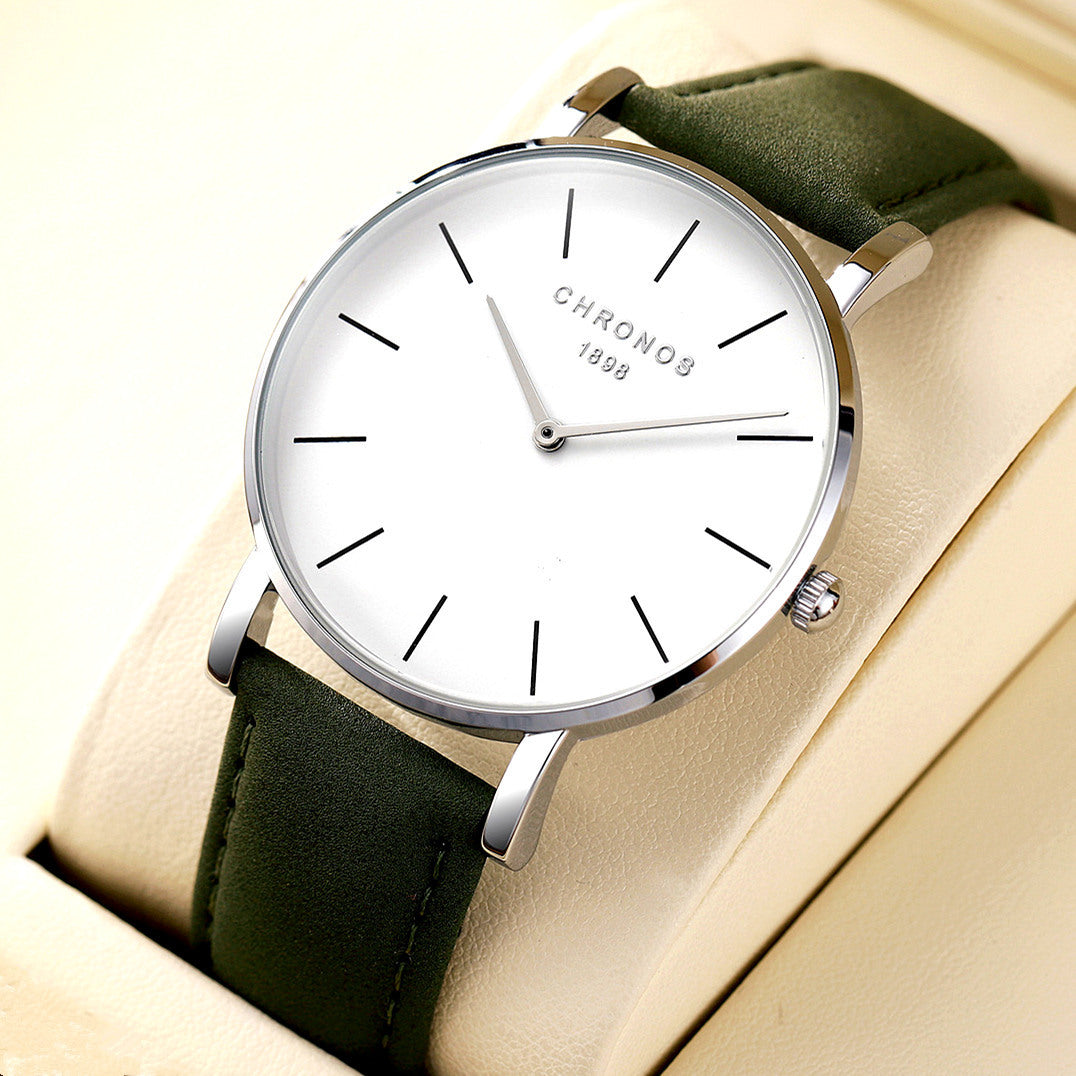 Fashion Casual Men's Ultrathin And Simple Waterproof Wrist Watch