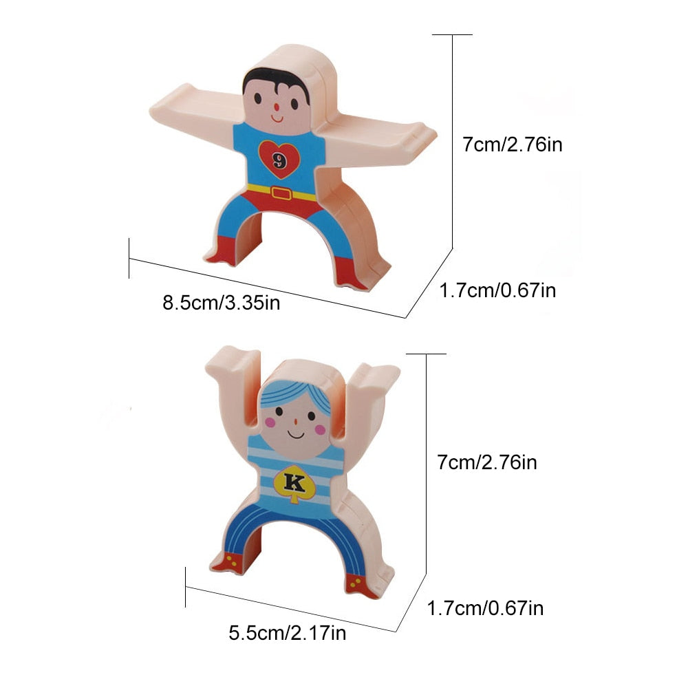 Multiplayer Cartoon Hercules Building Blocks Parent-child Interactive Toy Stacking High Game Balance Plastic Blocks