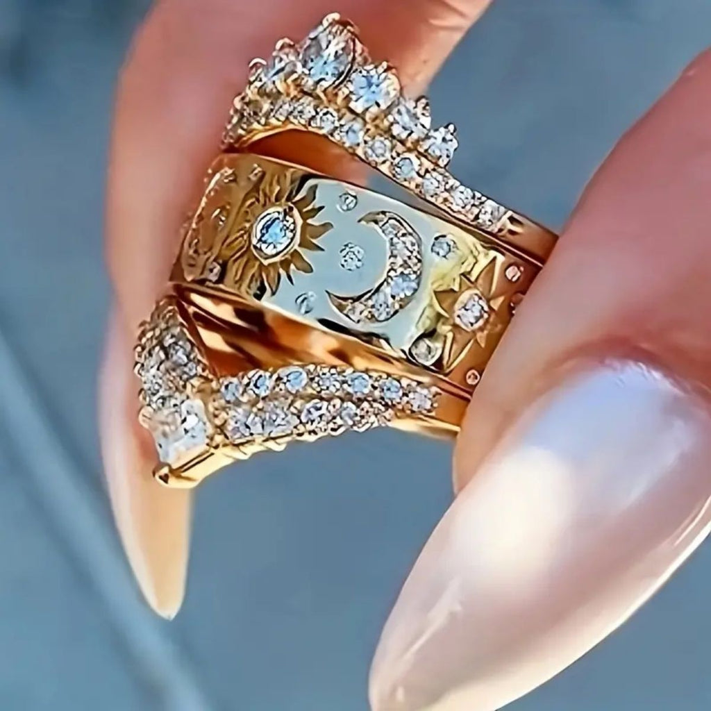 European And American Women's Affordable Luxury Rings