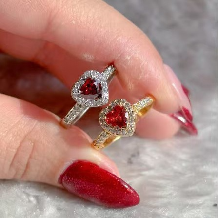 Sword & Heart Couple Ring & Bracelet Set