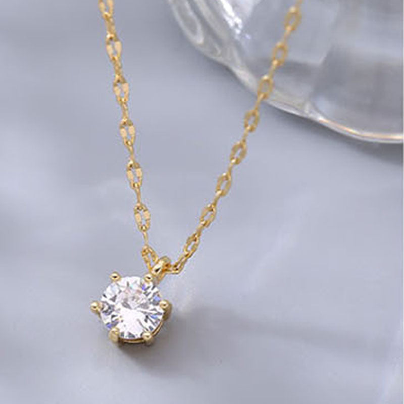 Zircon Pendant Necklace
