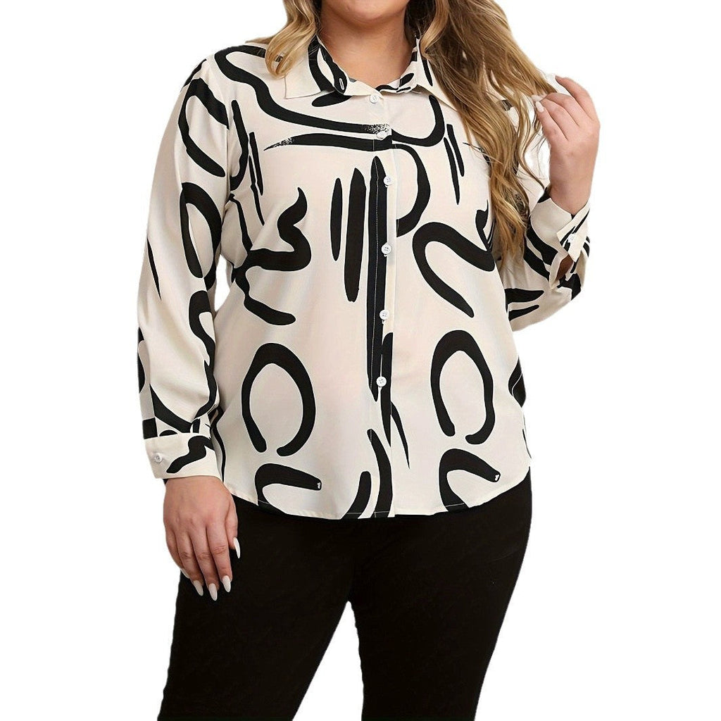 Dignified Sense Of Design Printed Blouse For Women
