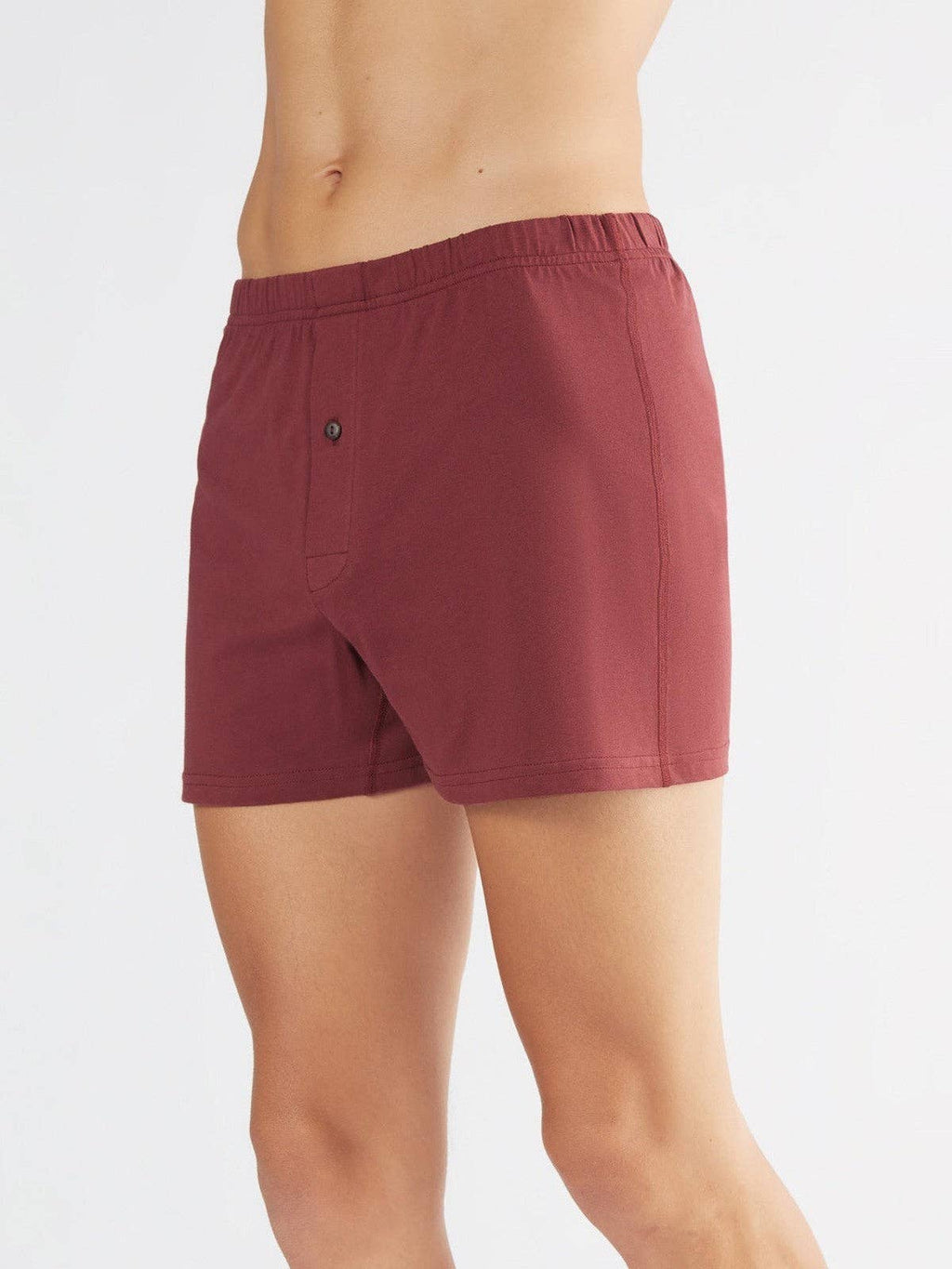 Organic Boxer Shorts with Button: Mens