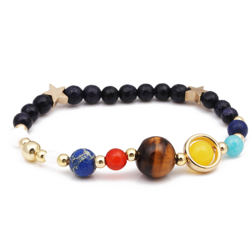 Unisex Eight Planet Constellation Bracelet
