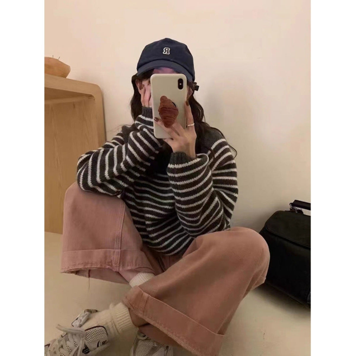 Striped Pullover Women's Spring And Autumn