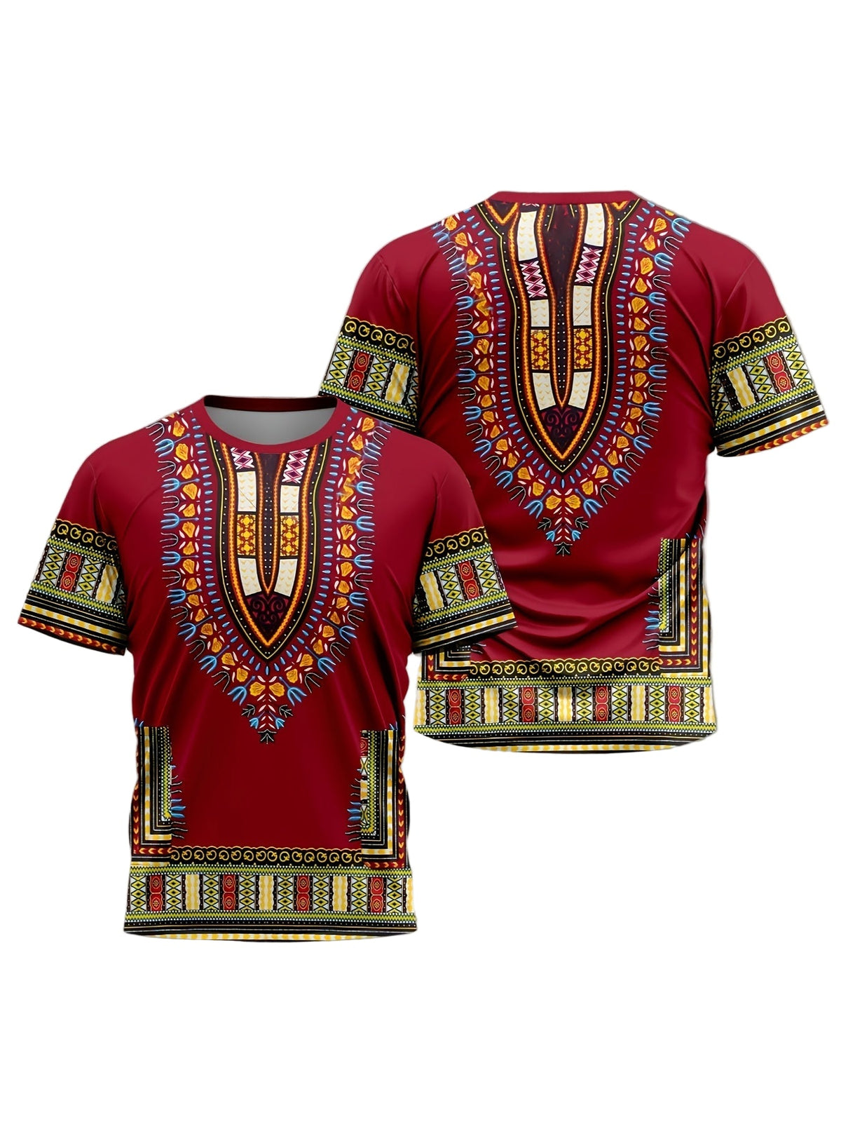 Lightweight Polyester Printed Tee – Casual Wear