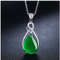 Emerald, Ruby Clavicle Necklace
