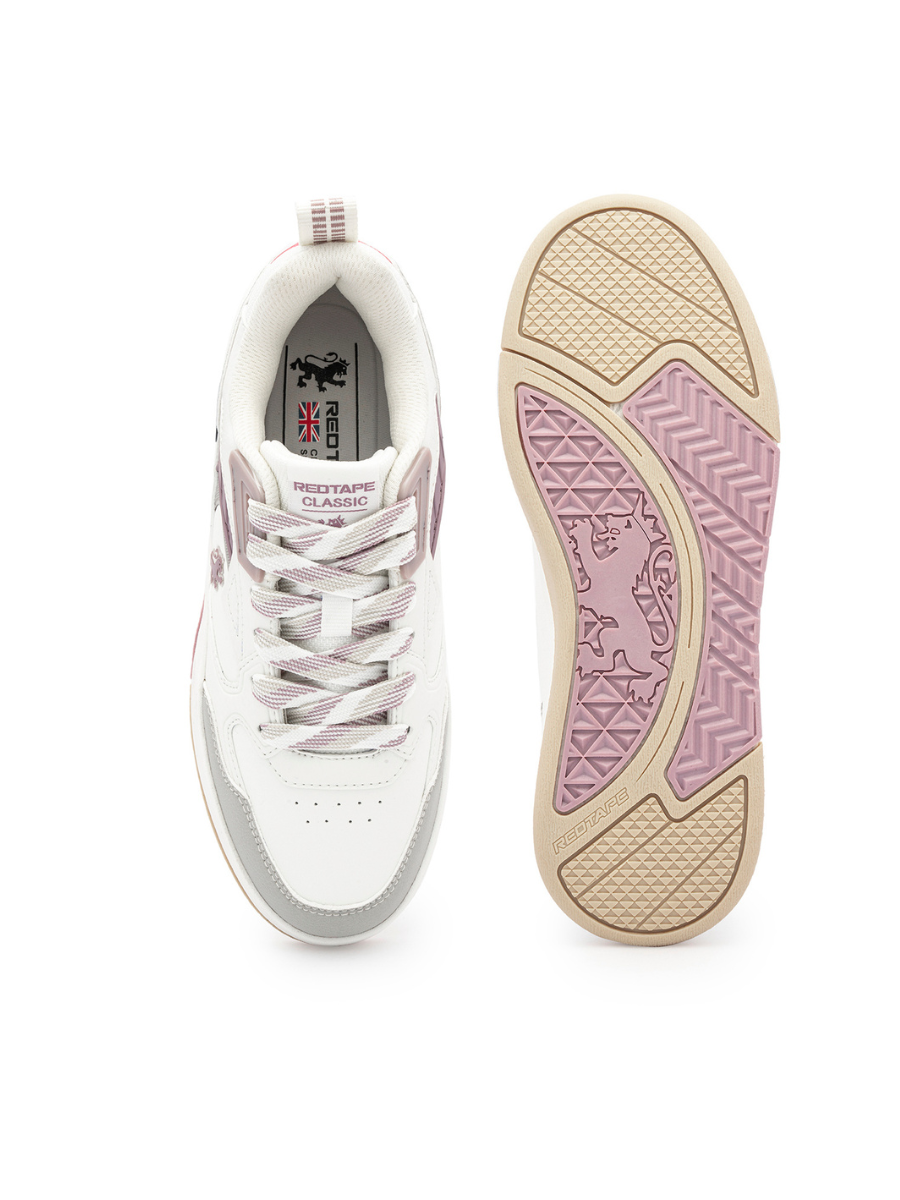 RedTape Womens Breathable Woven Chunky Low-Top Trainers