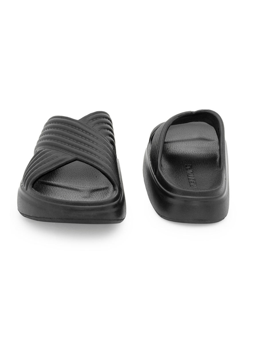 RedTape Womens CrossCurve Chunky Cushioned Lightweight Sliders