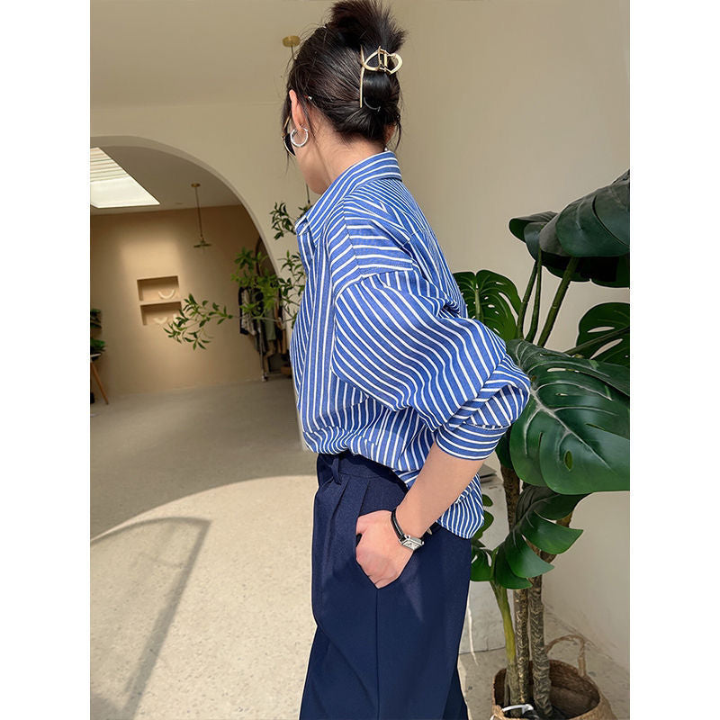 Loose Temperament Chic Shirt Early Autumn Top