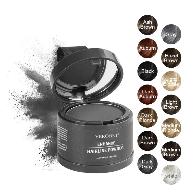 14 Color Hair Line Powder Black Root Up Natural Instant Waterproof Hairline Shadow Concealer Coverage Paint Repair Fill In Hair