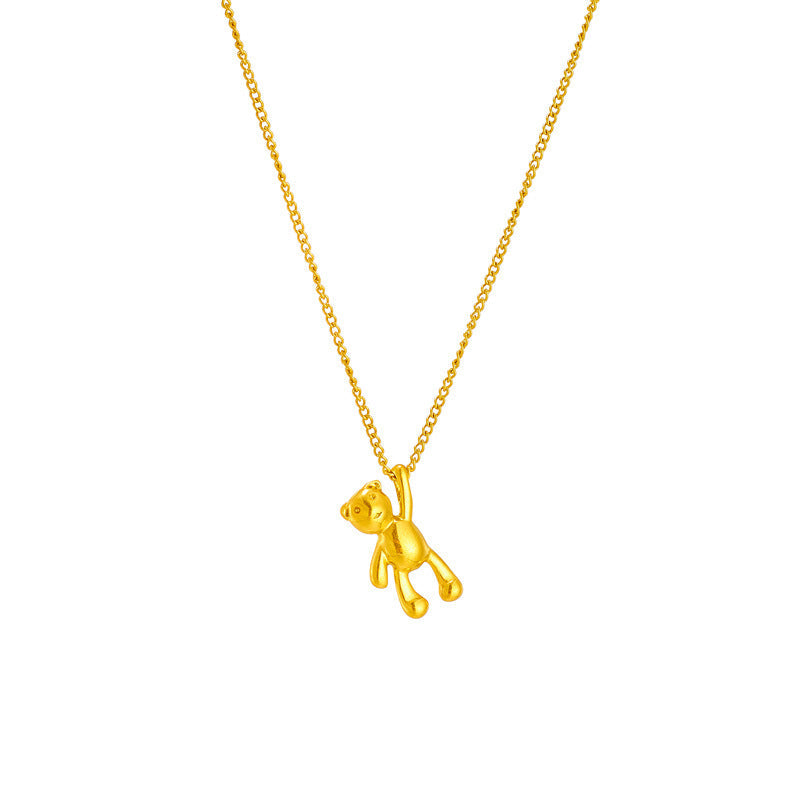Cute Cartoon Bear Necklace