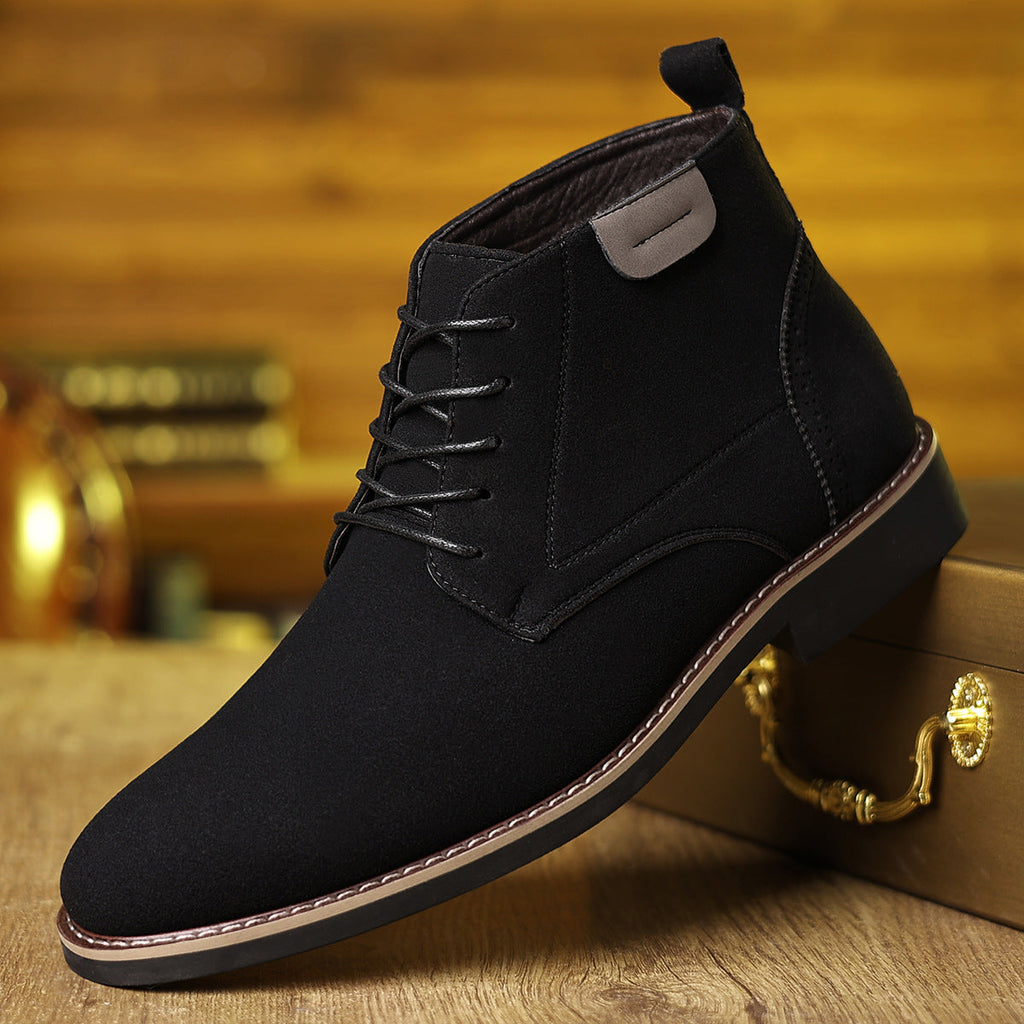 Martin Boots Men's British Style High-top Leather Shoes