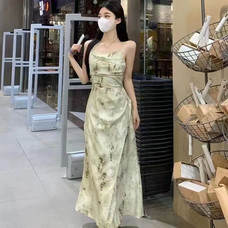 Women's New Chinese-style Retro Slip Dress
