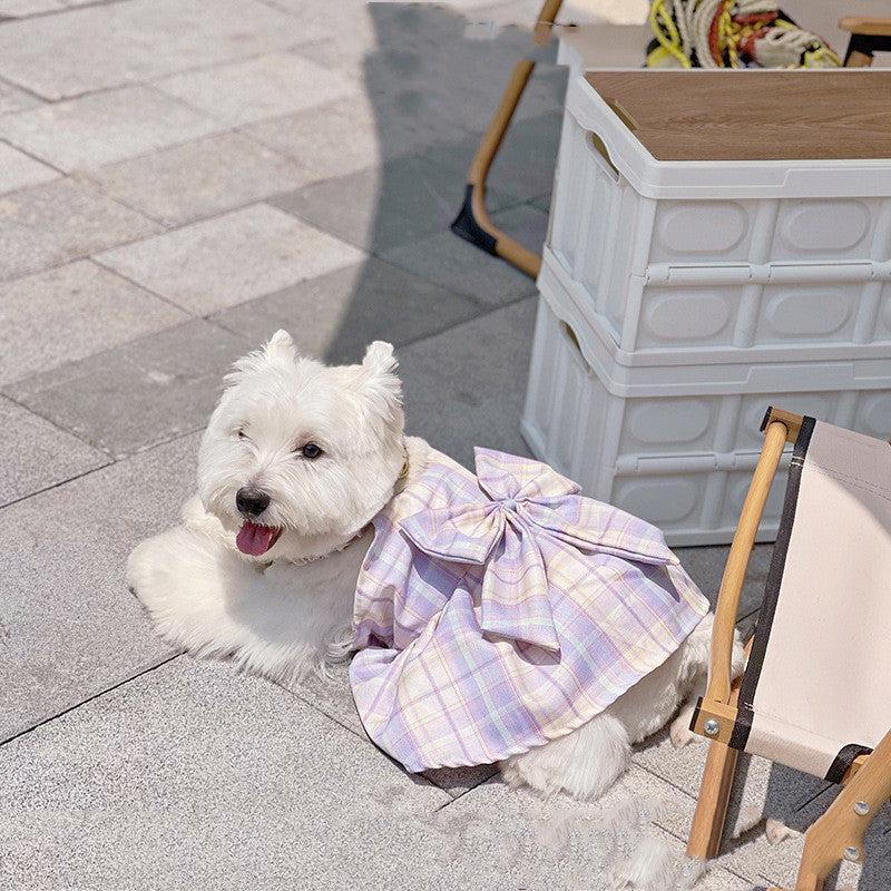 Dog Skirt Pet Sling JK Clothes Breathable