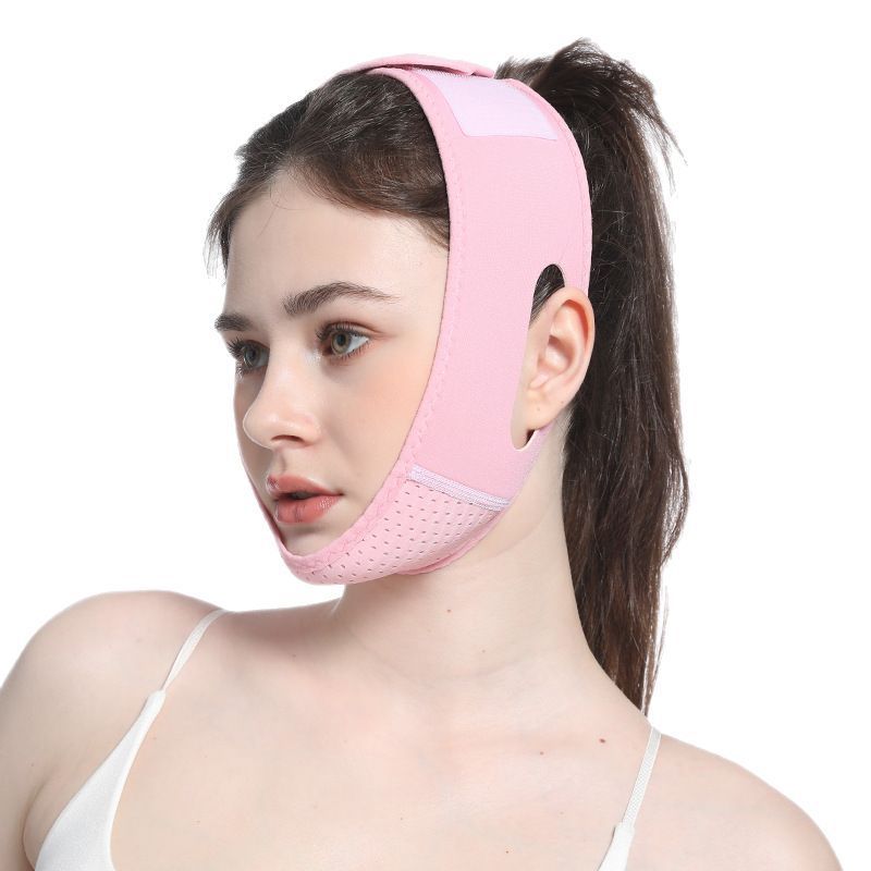 Reusable V Line Mask Facial Slimming Strap Double Chin Reducer Chin Up Mask Face Lifting Belt V Shaped Slimming Face Mask