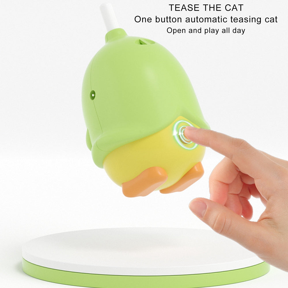 Cat Boredom And Automatically Rotates Rubber Resistant Toy