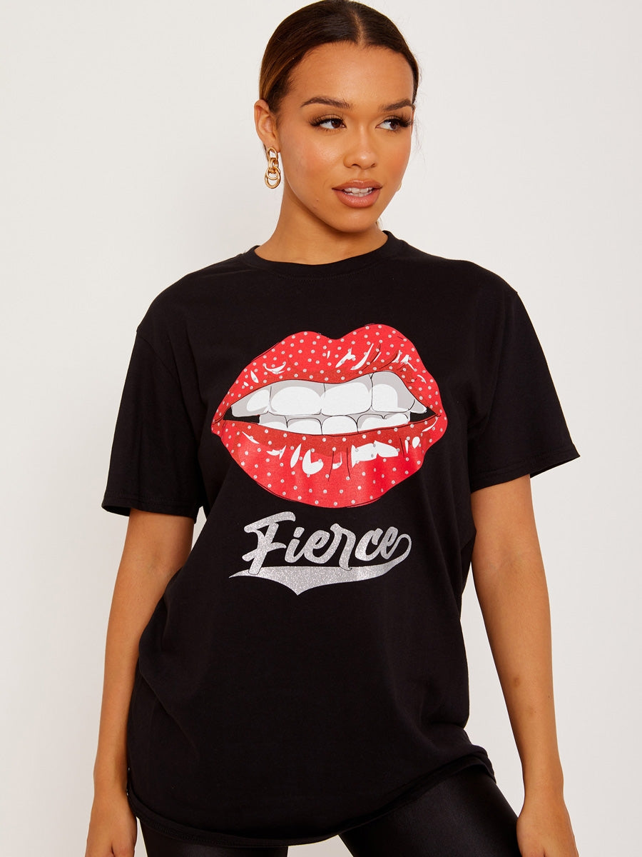 Fierce Graphic Printed T-Shirt
