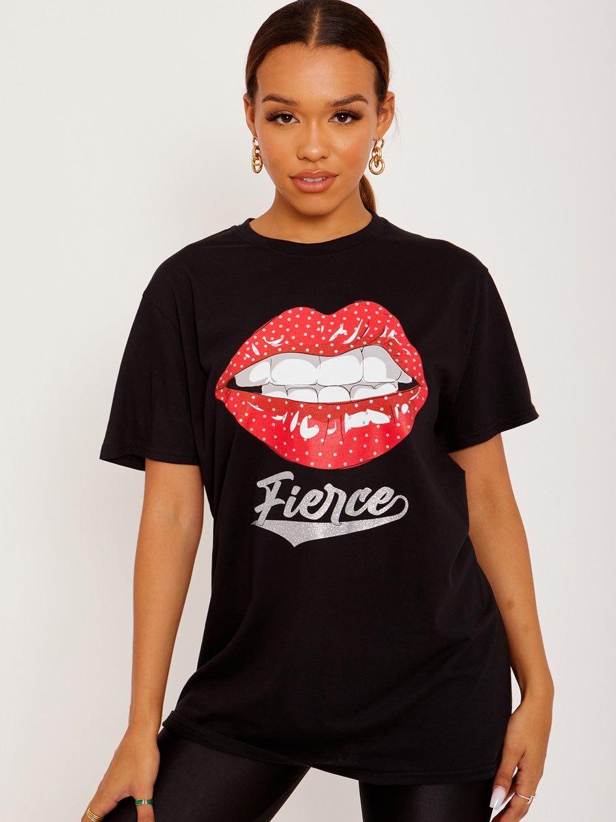 Fierce Graphic Printed T-Shirt