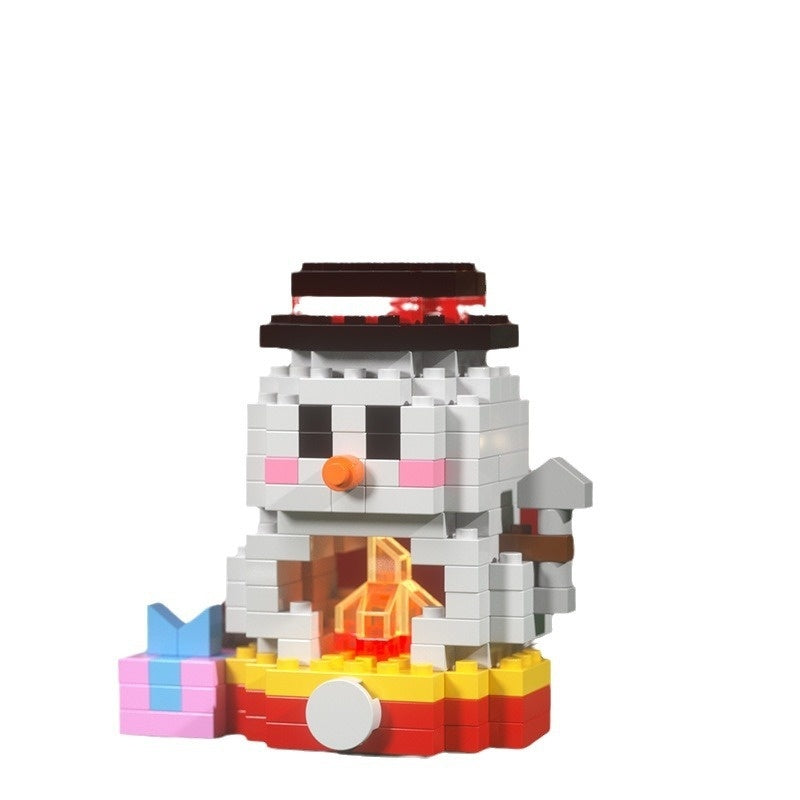 Christmas Day Series Snowman Assembly Blocks
