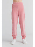 Organic Soft Fleece Cuffed Sweatpants: Womens