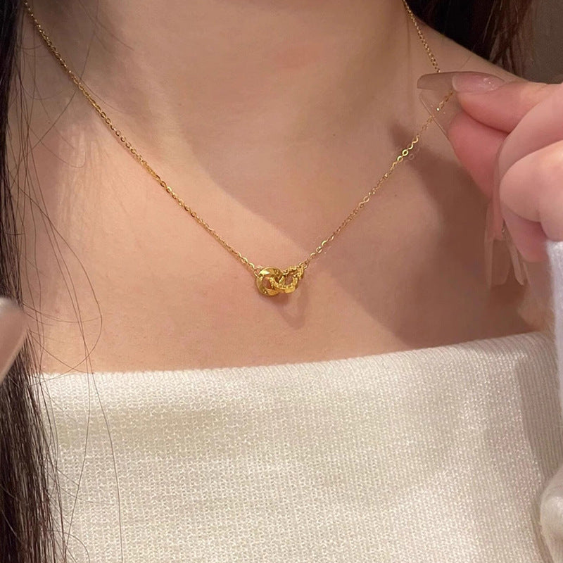 Women's Ice Gourd Pendant Necklace